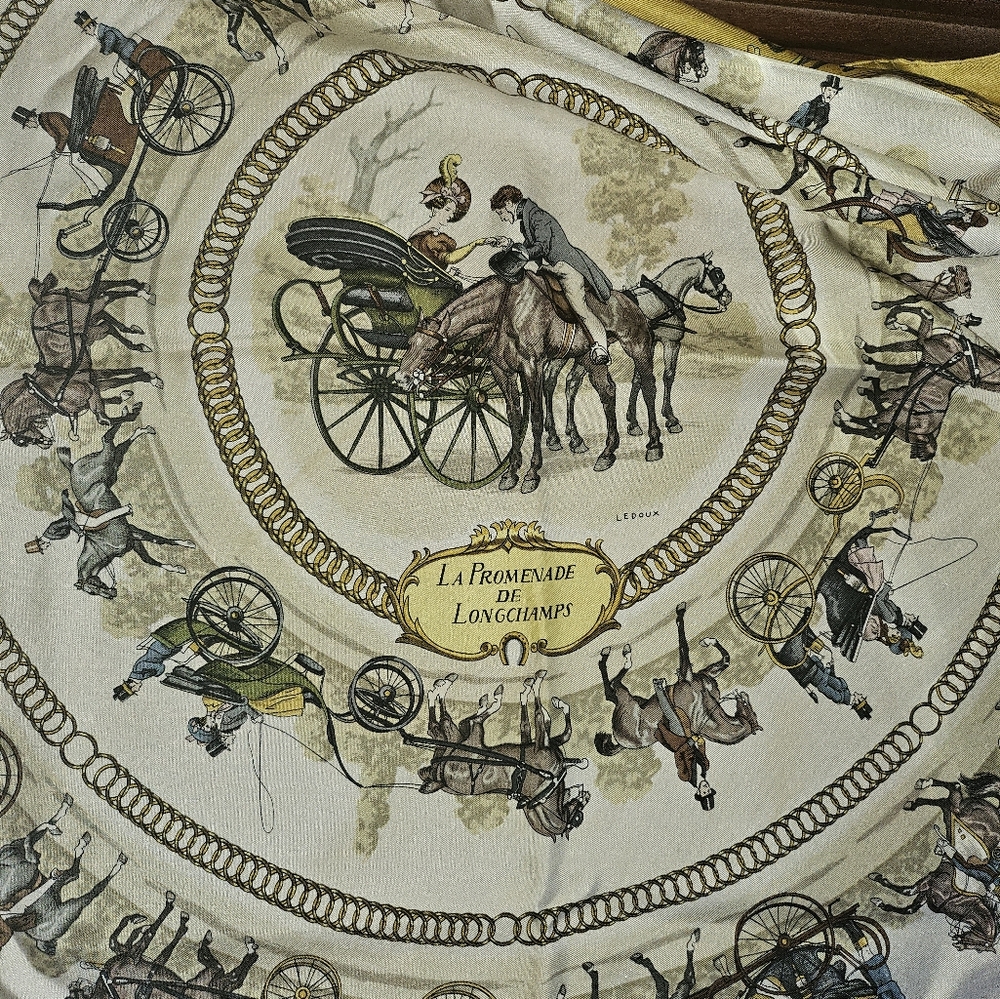 Vintage Hermes silk scarf